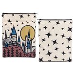 HP Inspired Book Sleeve Magical World Witch Wizard Potter Gifts Book Lovers Gifts Book Covers for Paperbacks Potter Merch (Magical World bs ca)