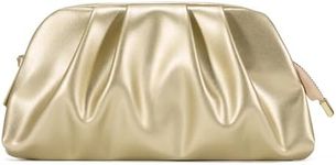 SWEETV Dressy Vegan Leather Clutch 