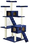 Go Pet Club F2040-72-Inch Cat Tree, Blue