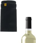 Shrink Caps for Wine Bottles - Matte Black 50 Count (31x60)