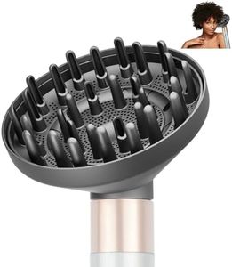 ZEPHBLOW Hair Diffuser Attachment for Dyson Airwrap, Upgraded Diffuser Nozzle Compatible with Airwrap Styler, Curl-Defining Attachment for Wavy Curly Coil Hair, for Replacement Part NO.973365-01, Grey