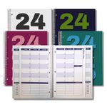 Order Out Of Chaos 2024-2025 Academic Planner, Daily, Weekly & Monthly Time Management School Agenda, Size 8.5x11 (Deep Sea)