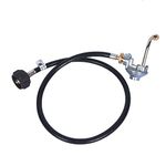 GasSaf 3 FT Propane Adapter Hose and Gas Grill Regulator fit for Blackstone 17â€Â, 22†Tabletop Griddle- QCC1 / Type1 Connects for 1 lb to 20 lb Propane Tank