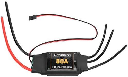 80A ESC sin escobillas, RC Avión Avión Helicóptero Controlador de Velocidad electrónico Accesorio Controlador de Velocidad del Motor ESC(#1)