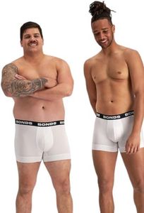 Bonds Men's Underwear Total Package Trunk - 1 Pack, Nu White (1 pack), Medium