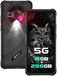 Ulefone Armor X31 Pro 5G Rugged Phone, MTK Dimensity 6300 5G, 16GB+256GB, Android 14, 6.56” 120Hz, 64MP Main Cam., 25MP Night Vision Cam., 6050mAh, Google Lens, NFC Unlocked Smartphone - Black