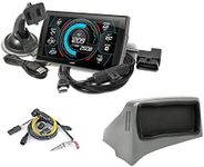 Precision Parts Edge Insight CTS3 Touch Screen Gauge Monitor 84130-3 & Dash Pod 18502 & EGT Probe Pyrometer Kit 98620 Compatible with 2005-2007 Ford F250/F350 Super Duty Diesel 6.0 Powerstroke