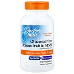 Doctor's Best, Glucosamine Chondroitin MSM + Hyaluronic Acid,Pack Of 150 Capsules