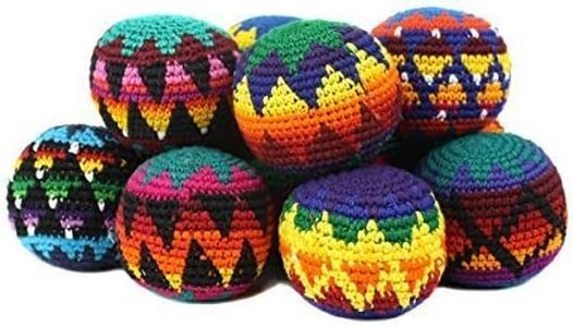 Peruvian Arts Hacky Sack Assorted Color- Set of 6
