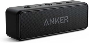 Anker Soundcore 2 Portable Bluetooth Speaker with 12W Stereo Sound, BassUp, IPX7 Waterproof, 24-Hour Playtime, Wireless Stereo Pairing, Speaker for Home, Outdoors(Renewed)