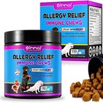 Oimmal Dog Allergy Relief Treats | 150 Count | Allergy Tablets For Dogs | Dog Itchy Skin Relief | Hot Spot Treatment For Dogs | Itch Remedies For Dogs | Anti Itch For Dogs UK Brand