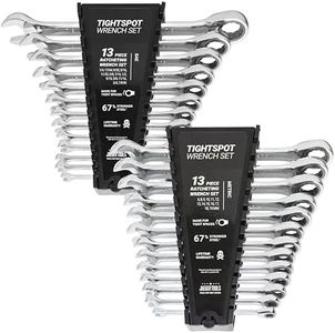 Jaeger 26pc TIGHTSPOT Ratcheting Wrench Master Set, Ratchet Wrenches Set, Ratcheting Wrench Set, Metric Wrench Set, Ratchet Wrench Set Metric and Standard, Combination Wrench Sets, Wrench Set