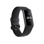 Fitbit Charge 3 Advanced Fitness Tracker with Heart Rate, Swim Tracking & 7 Day Battery - Graphite/Black, One Size