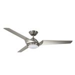 Emerson CF275BS 60-inch Modern Sweep Eco Ceiling Fan, 3-Blade Ceiling Fan with LED Lighting and 6-Speed Wall Control