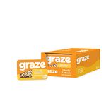 Graze Lively Lemon Oat Flapjacks, Vegetarian Healthy Snacks, High in Fibre, 3 Bars per Punnet, Whole Oats & Natural Flavours - Packaging may vary-(9 x 50g Snacks)