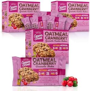 Cooper Street Cookies Chewy Granola Bakes, Oatmeal Cranberry (1 Ounce (18 Count))