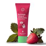 Gutology Kids Hydroxyapatite Mineral Toothpaste 75ml Fluoride Free Toothpaste Microbiome Friendly Suitable for Sensitive Teeth & Children - Wild Strawberry Flavour