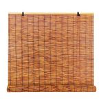 Brown Bamboo Blinds 60 90 100 120cm Wide Natural Reed Curtains Sunshade Roll Up Bamboo Shades For Patio Kitchen Roller Blind For Windows Pergola Privacy Screen Bamboo Door Curtain Outdoor Indoor