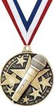 Crown Awards Microphone Medals - 2"