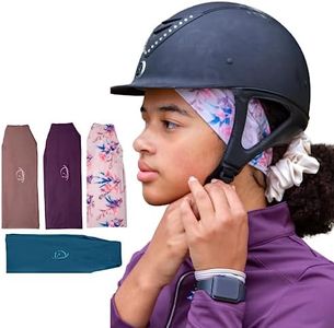 myMareCo Equestrian Headbands for Women, Under Riding Helmet Bands, Sportswear Wide Hair Wrap Suitable for Use with Bike Helmets, Yoga & Hiking