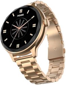 Noise Diva Smartwatch for Women with Diamond Cut Dial, Glossy Metallic Finish, AMOLED Display, New Metal Straps, 100+ Watch Faces, Female Cycle Tracker Smart Watch for Women (Rose Gold)