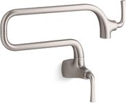KOHLER K-22066-VS Graze Kitchen Sink Wall Mount Pot Filler in Vibrant Stainless