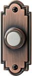 Broan-NuTone PB15LBR Wired Lighted Door Chime Push Button, Oil-Rubbed Bronze