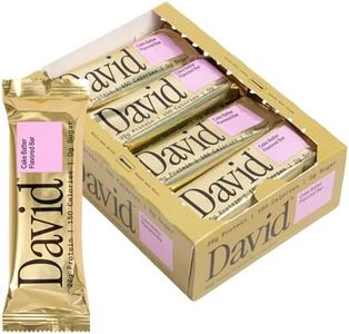 David High Protein Bars - 0g of Sugar, Low Carb, Gluten Free - 28g of Protein, 150 Calories - On-The-Go Snack - Cake Batter Flavor, Pack of 12