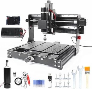 CNCTOPBAOS 500W CNC Router for Metal Carving,3020 Plus DIY CNC Engraving Machine,3 Axis Desktop GRBL CNC Milling Machine,Cutting Wood Acrylic MDF w/XYZ Limit Switches E-Stop 11.81x7.9x2.9inch