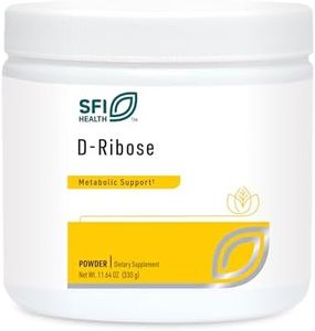 Klaire Labs D-Ribose Powder - Energy Metabolism & Cardiovascular Support - Hypoallergenic D-Ribose Supplement with Natural, Mild Sweet Taste - Mix Into Water or Juice (300g / 10.58oz)