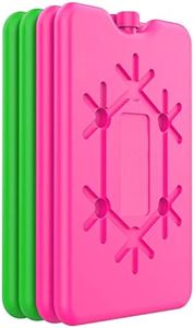 Acumulador frio- frio como el hielo 4 piezas de 200ml cada una Bolsa de congelación ultrafina reutilizable para cajas de almuerzo - ¡Mantén tus comidas frescas en movimiento! (rojo verde 2)