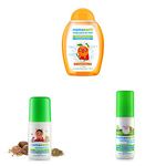 Mamaearth Original Body Wash For Kids with Oat Protein – 300 ml, Orange & Mamaearth Easy Tummy Roll On 40Ml & Mamaearth Nourishing Hair Oil for Babies 100ml (0-10 years)