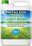 Pro-Kleen Artificial Grass Cleaner and Disinfectant - 5 L Super Concentrate: Makes 15 Litres - Perfect for Homes with Dogs. Cleans, Deodorises and Leaves a Fresh Cut Grass Fragrance