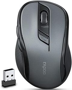 Rapoo M500 Multi-Mode, Silent, Bluetooth, 2.4Ghz, 3 Device Wireless Optical Mouse, Black