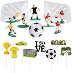 18 Pieces Soccer Cake Topper Decora