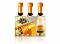 Sant'Orsola Prosecco DOC Extra Dry Millesimato Sparkling Italian Wine Baby Pack 3x200 ml