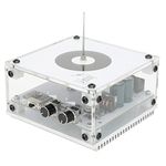 Coil Music Coil Arc, Desktop Toy Arc Generator, Teaching Demonstration Experiment Model for Physics Teaching Graduation Projects Gifts(White)