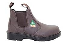 D5 CSA Approved Safety Shoes, Construction Boots, Work Sh (9 men US, Brown)