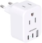 European Travel Plug Adapter USB C,