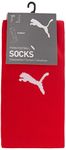 PUMA Men's LIGA Stirrup Core Football Socks, Red/White, Size 4