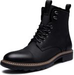 Vostey Mens Boots Motorcycle Casual