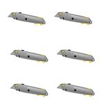 Stanley 10-499 6 in. Quick Change Retractable Utility Knife 6-Pack