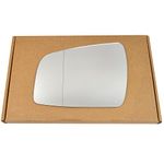 Less4spares Wing Mirror Glass Left Compatible with Vauxhall Zafira B 2009-2014 STICK-ON Passenger Near Side with Blind Spot