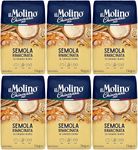 il Molino Chiavazza Semola Rimacinata 1kg - Pack of 6 | Premium Italian Semolina Flour for Pizza, Breads & Fresh Pasta