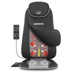 Snailax Back Massager with Soothing Heat, Upgraded Electric Massager for Back and Neck, Deep Tissue Kneading Full Body Massage Chair, Home, Office Use, Gifts for Men, Women