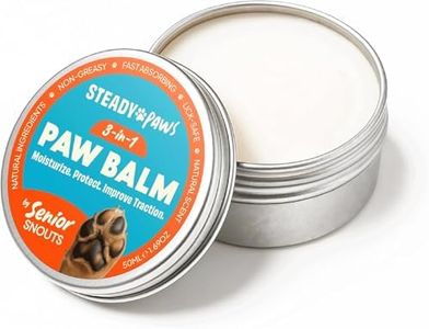 Steady Paws 3-in-1 Paw Balm for Dogs - Protects & Improves Natural Dog Foot Pad Traction, Lick-Safe Moisturizer & Soother, Fast-Absorbing Paw Wax w/Non-Greasy Formula & Natural Ingredients - 1.69oz