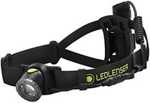 Ledlenser - NEO10R Lightweight Rechargeable Headlamp with Rear Light, Chest Belt, High Power LED, 600 Lumens, Outdoor Series, Backpacking, Hiking, Camping, Running