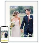 AURA Walden WiFi Digital Picture Frame, 15”, Add Photos with Aura App, Free Unlimited Storage - Easy to Use - Plays Videos - The Best Digital Photo Frame