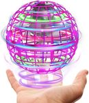 ODXO Magic Flying Orb Ball |Toy Flying Spinner| 360° Rotating Hand-Controlled Boomerang Spinner | USB Rechargeable RGB LED Hover Ball for Kids & Adults | Safe, Lightweight & Fun Gift (Multi-Color)