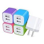 5Pack USB Wall Charger, Charger Ada